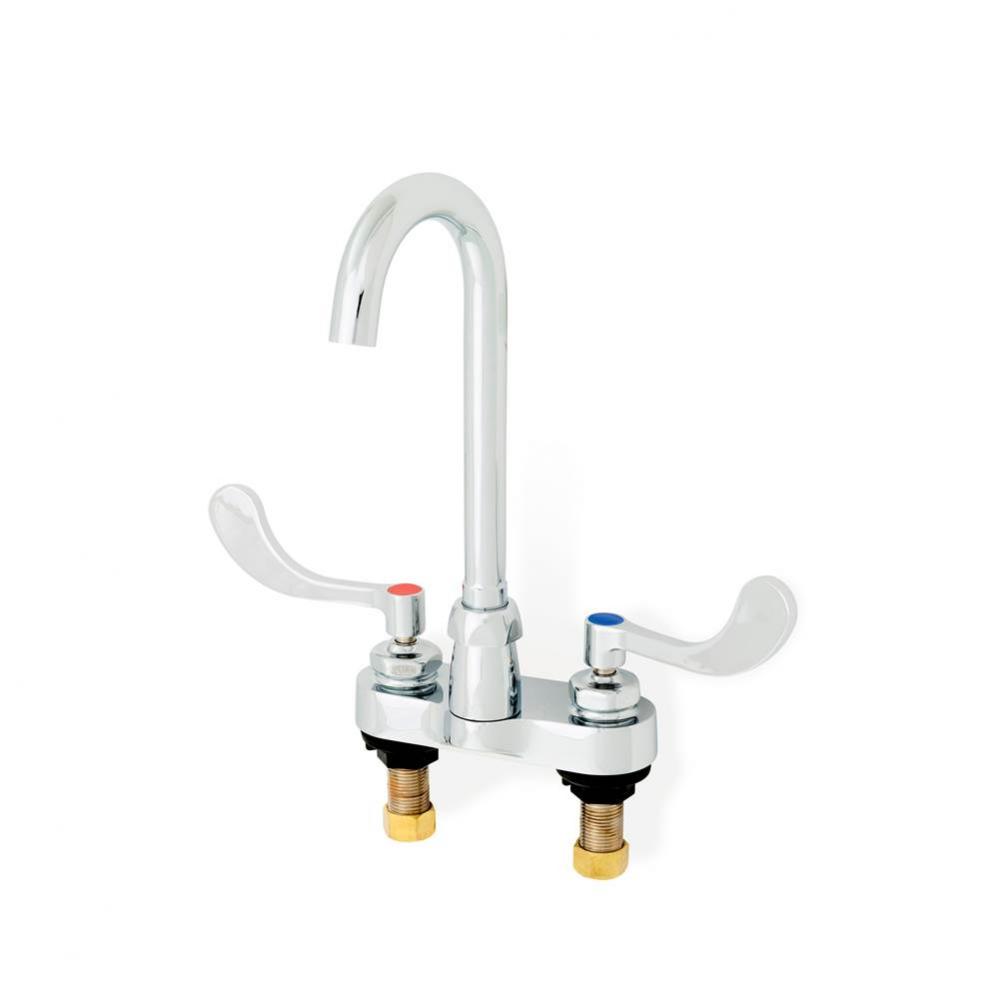 AquaSpec&#xae; Gooseneck Faucet, 4&apos;&apos; Centerset, 3 &#xbd;&apos;&apos; Spout, 2.0 gpm Lami