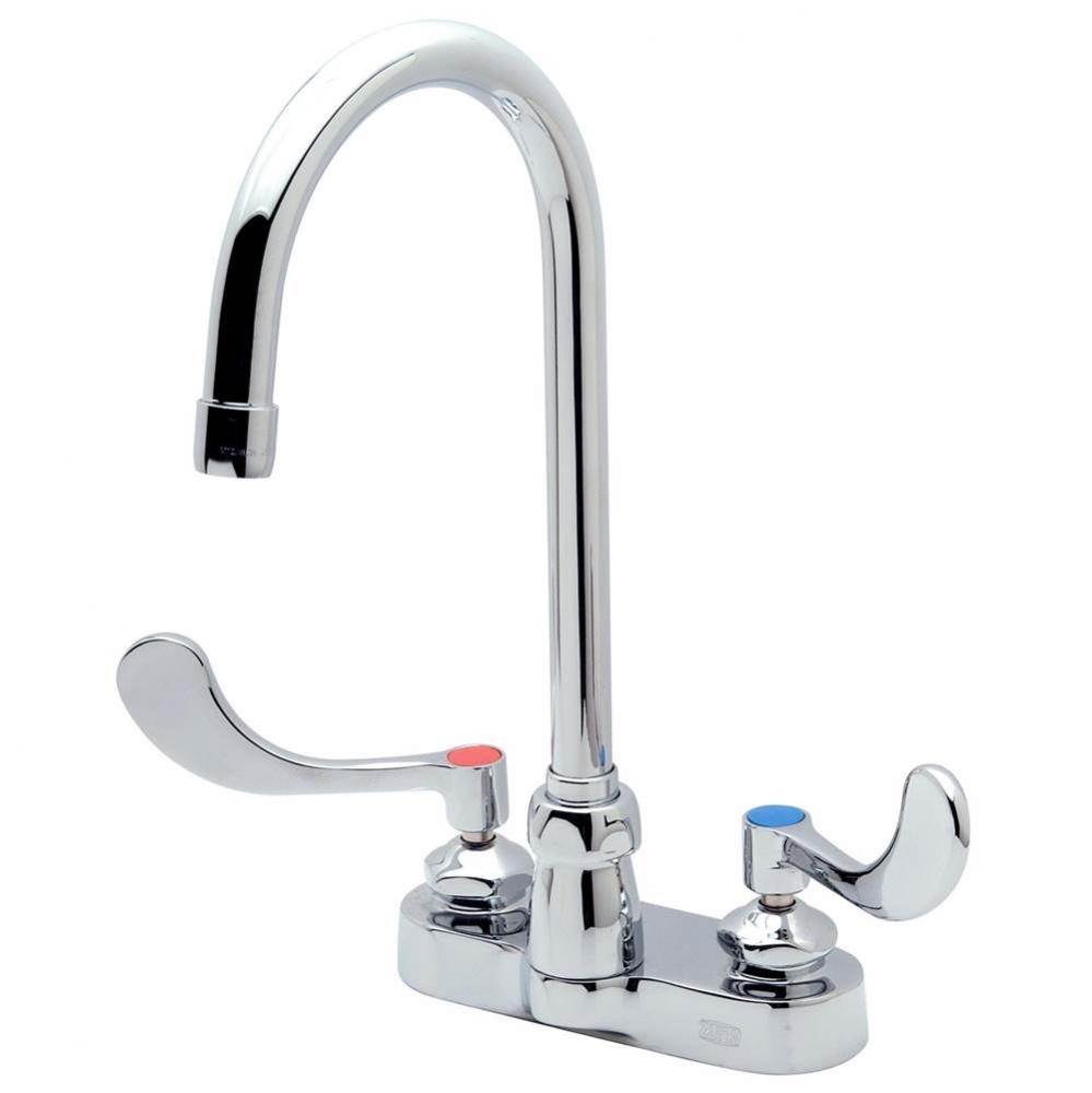 AquaSpec&#xae; Gooseneck Faucet, 4&apos;&apos; Centerset, 5 3/8&apos;&apos; Spout, 2.0 gpm Laminar