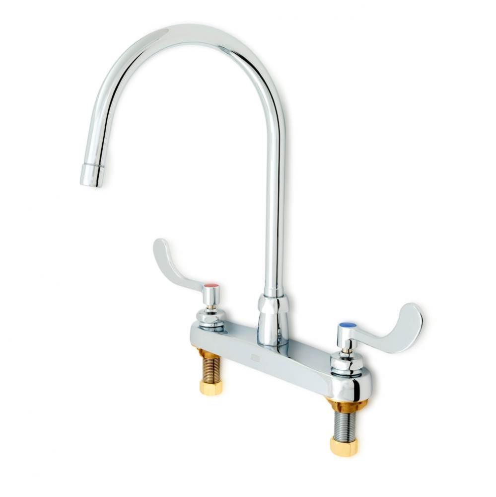 AquaSpec&#xae; Deck-Mount Gooseneck Faucet with 2.2 gpm Pressure-Compensating Aerator, 8&apos;&apo