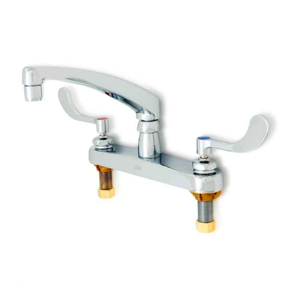 AquaSpec&#xae; 8&apos;&apos; Swing Faucet with 2.2 gpm Pressure-Compensating Aerator and 4&apos;&a