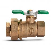 Zurn Industries 34-850UXL - 3/4'' 850Xl Full Port Bronze Ball Valve With Single Union Body