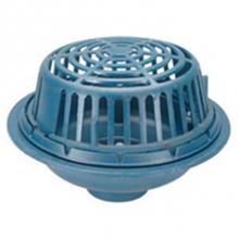 Zurn Industries ZC100-4NH-C-R - ZC100 15'' Diameter Roof Drain with Cast Iron Dome, 4'' No-Hub Outlet, Underde