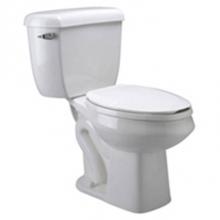 Zurn Industries Z5561 - 2-Piece Pressure-Assist, Siphon Jet Toilet, 1.1 gpf, Elongated Rim, ADA Height, White Vitreous Chi