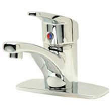 Zurn Industries Z82200-XL-CP4 - AquaSpec® Single Hole Lavatory Faucet, 5'' Spout, 4'' Cover Plate, 2.2 gp