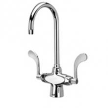 Zurn Industries Z826B4-XL - AquaSpec® Laboratory Gooseneck Faucet, Single Hole with 2 Handles - 2.2 gpm Aerator, 5-3/8&ap