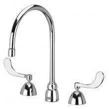 Zurn Industries Z831C4-XL - AquaSpec® Widespread Gooseneck Faucet, 8'' Spout, 2.2 gpm Pressure-Compensating Aer