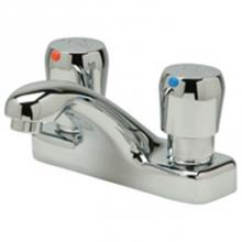 Zurn Industries Z86500-XL - AquaSpec® Metering Faucet, Deck Mount with 1.0 gpm Spray Outlet, 4-1/4'' Spout, Pus