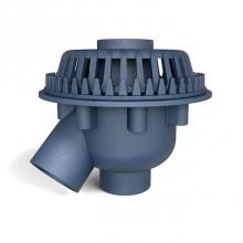 Zurn Industries 100C6LP-USA-DU - 100C6 LP USA CI Bi-Functional Low Profile Roof Drain w/6''NHConn and Overflow Dome