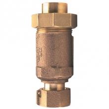 Zurn Industries 1UFMX34UF-700XL - 700Xl Dual Check Valve With 1'' Female Meter Union Inlet X 3/4'' Female Union