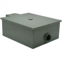 Zurn Industries GT2701-35-4NH - Gt2701 4'' No-Hub Low Profile Grease Trap With Flow Control, 35 Gpm