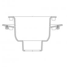 Zurn Industries P1900-K-3NH-USA - Z1900 12X12X6 Deep Flanged 3NH Floor Sink P.N. 531350111-USA