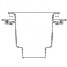 Zurn Industries P1901-K-3NH - Z1901 12x12x8 Deep Flanged 3NH Floor Sink P.N. 227260171