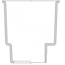 Zurn Industries P1910-2NL - Z1910 8x8x6'' Sump 2NL Floor Sink P.N. 567550371