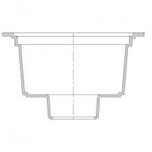 Zurn Industries P1920-6IC - Z1920 16x16x7 Deep 6IC Floor Sink Body P.N. 246640051