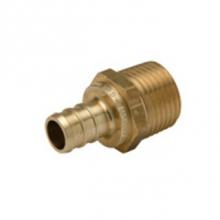 Zurn Industries QQMC55GX - XL Brass Male Adapter - 1'' Barb x 1'' MPT