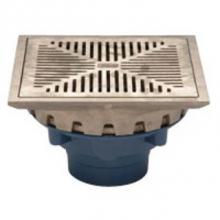 Zurn Industries ZB158-2NL - 10'' Sq PB Prom Deck Drain