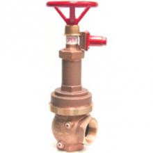 Zurn Industries Z3004SS - Fire Sprinkler Valve, FNPT x FNPT, Angle, supervisory switch