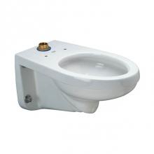 Zurn Industries Z5615.258.00.00.00 - Wall-Hung Automatic Toilet, 1.28 gpf Diaphragm Flush Valve, Elongated, No-Leak Handle, Vitreous Ch