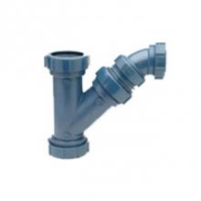 Zurn Industries Z9A-PYRB-3X2-F - 3'' x 2'' PVDF Reducing Combination Wye and 45 Degree Elbow
