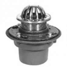 Zurn Industries ZB415-4NH-5G - CI Floor Drain w/ 5'' Rd Adj Polished Bronze Strainer w/ Dome