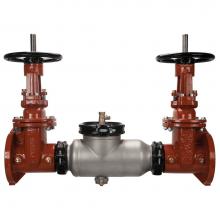 Zurn Industries 4-350ASTBG - 4'' 350Ast Double Check Backflow Preventer With Grooved End Butterfly Gate Valves