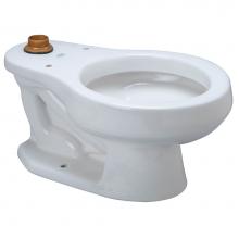 Zurn Industries Z5675-BWL - Children's Height Floor-Mount Siphon-Jet Toilet Bowl, Top Spud, Bottom Outlet, Elongated, Whi