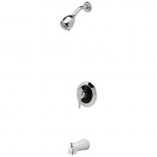 Zurn Industries Z7101-SS-LH - Temp-Gard® I Pressure-Balanced Brass Shower Unit Including Valve and Shower Head, Chrome-Plat