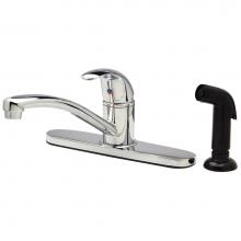 Zurn Industries Z7872C-XL - AquaSpec® 8'' Single Control Kitchen Faucet, 9 3/8'' Swing Spout, Lever H