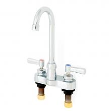 Zurn Industries Z812A1-XL-3F - AquaSpec® Gooseneck Faucet, 4'' Centerset, 3 ½'' Spout, 0.5 gpm Vand