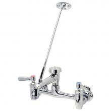 Zurn Industries Z843M1 - AquaSpec® Wall-Mount Service Sink Faucet -Vacuum-Breaker Spout, Pail Hook, Wall Brace, and Me