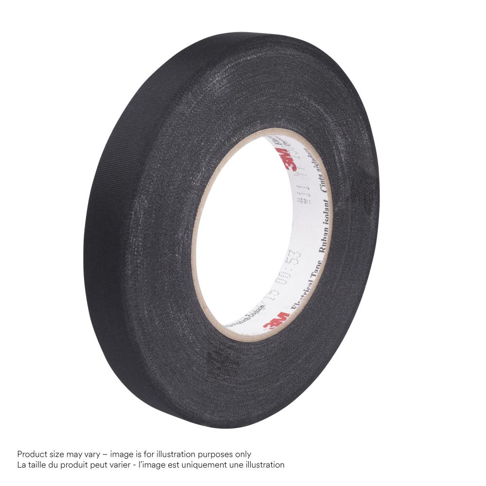 3M™ Acetate Cloth Tape 11, Black, 23.75 in x 72 yd (60.33 cm x 65.84 m)