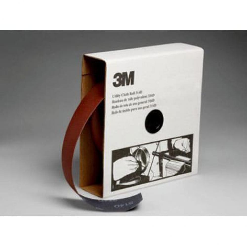 3M™ Utility Cloth Roll, 314D, P400, 2 in x 150 ft (50.8 mm x 45.72 m)