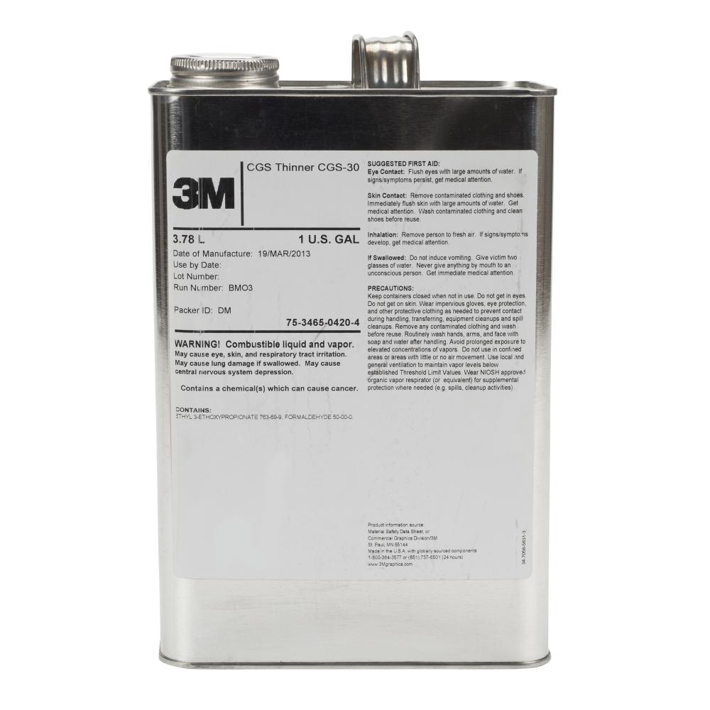3M™ Scotchcal™ Thinner, CGS-30, 1 gallon (3.8 L)