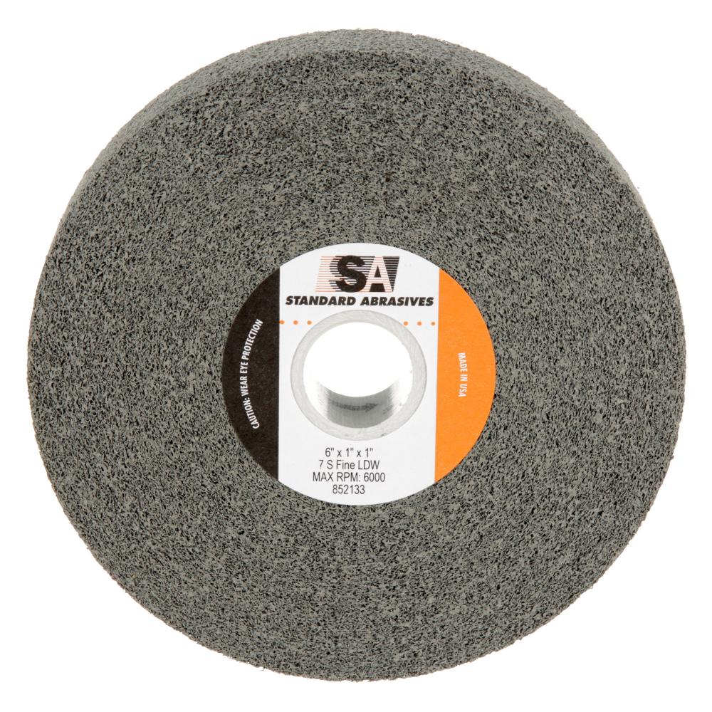 Standard Abrasives™ LDW Wheel 852133, 6 in x 1 in x 1 in 7S FIN, 3 per case