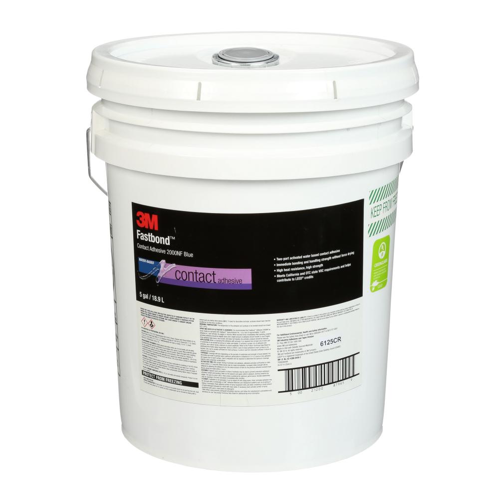3M™ Fastbond™ Contact Adhesive, 2000NF, blue, 5 gal (18.9 L)