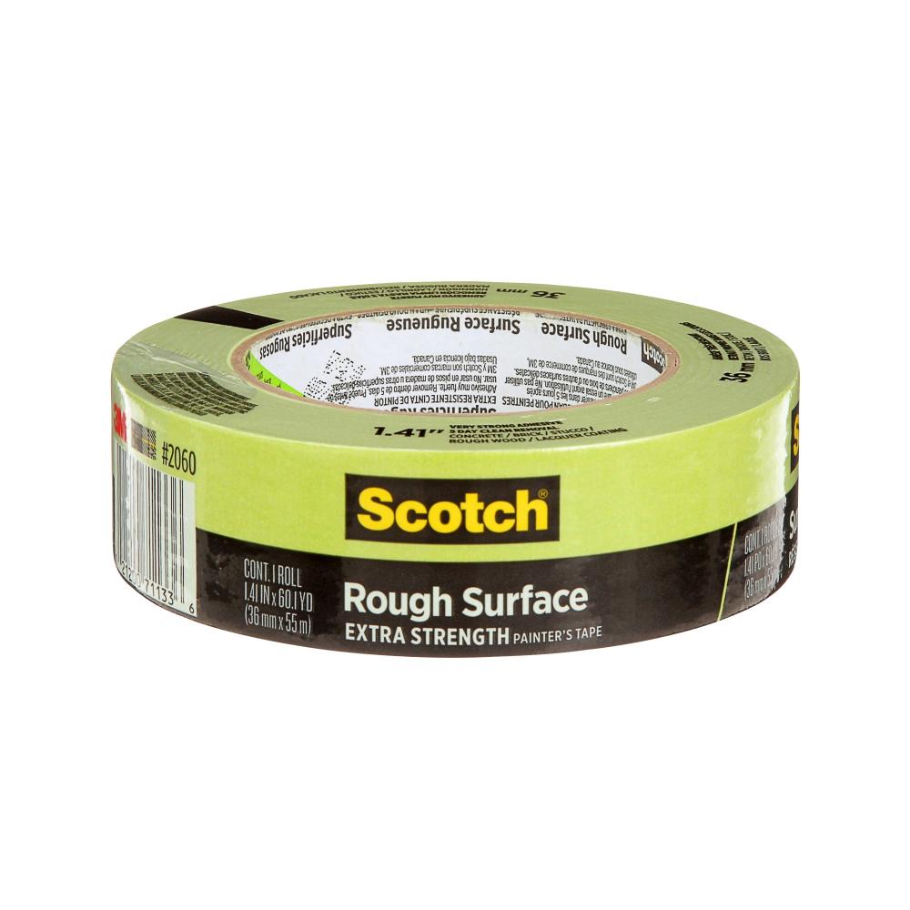 Scotch® Rough Surface Painter&#39;s Tape, 2060-36AP, 1.41 in x 60.1 yd (36 mm x 55 m)