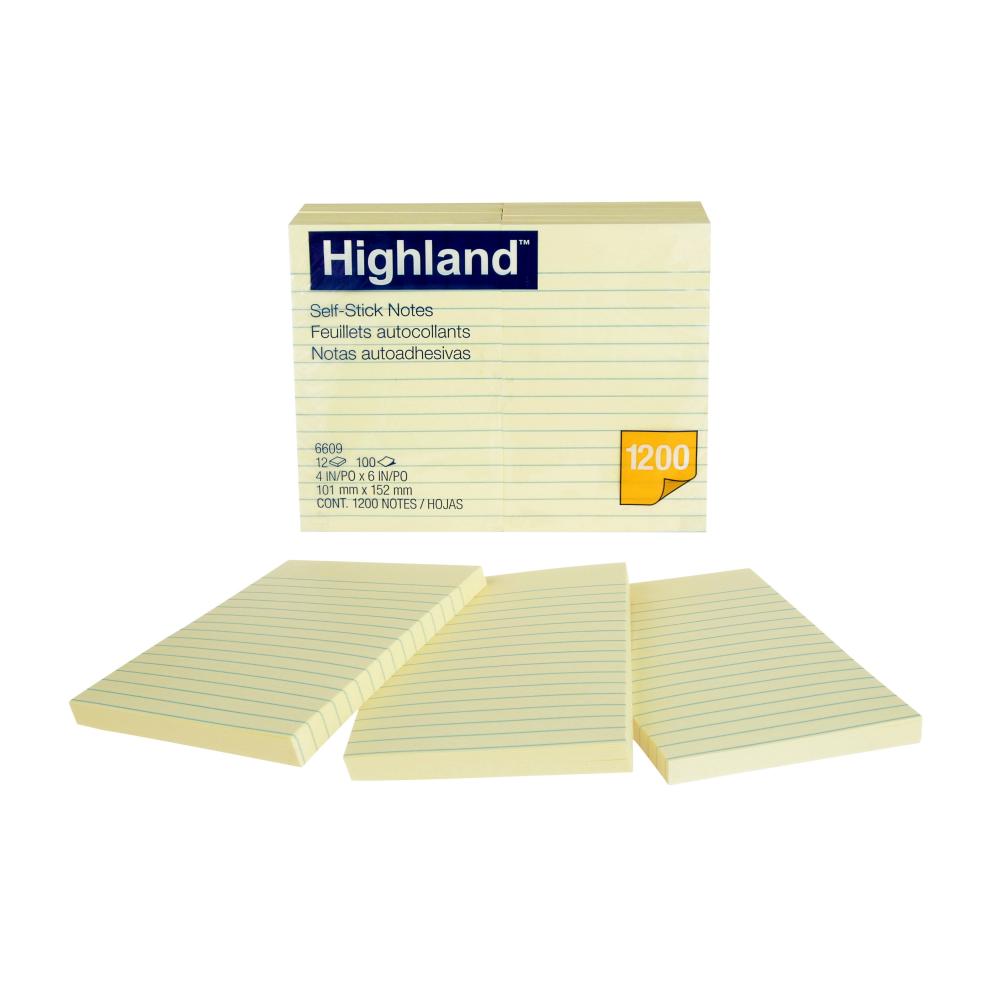 Highland™ Self-Stick Notes 6609