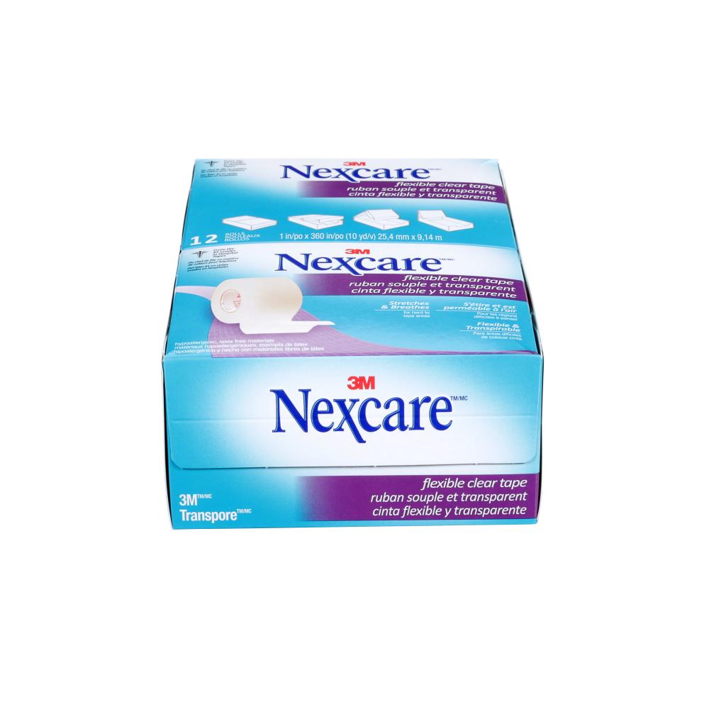 Nexcare™ Clear First Aid Tape, 1 in x 10 yds, Wrapped