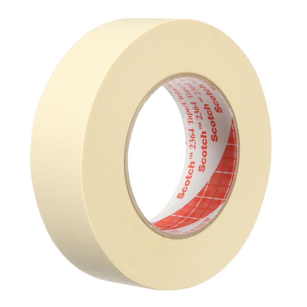 Scotch® Performance Masking Tape, 2364, tan, 6.5 mil (0.16 mm), 1.4 in x 60 yd (36 mm x 55 m)