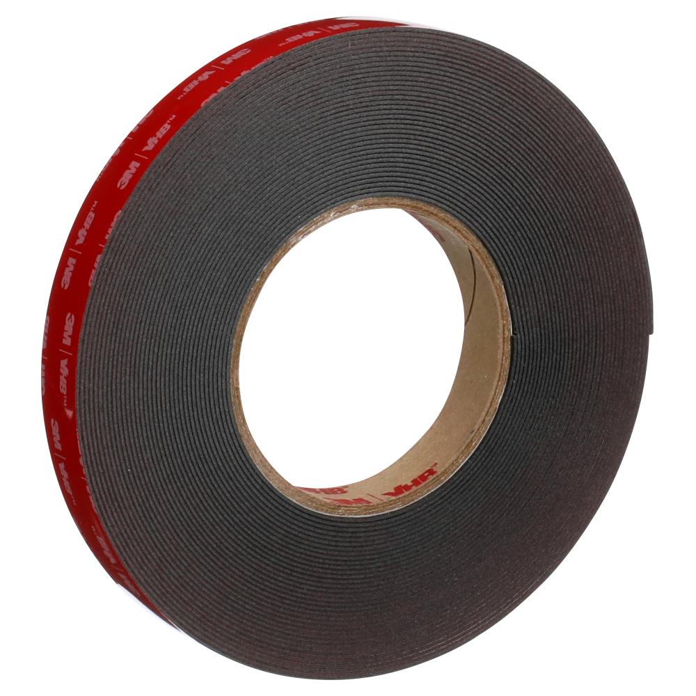 3M™ VHB™ Acrylic Foam Tape, 5952, black, 0.8 in x 15.0 yd x 45.0 mil (1.9 cm x 13.7 m x 1.1 mm)