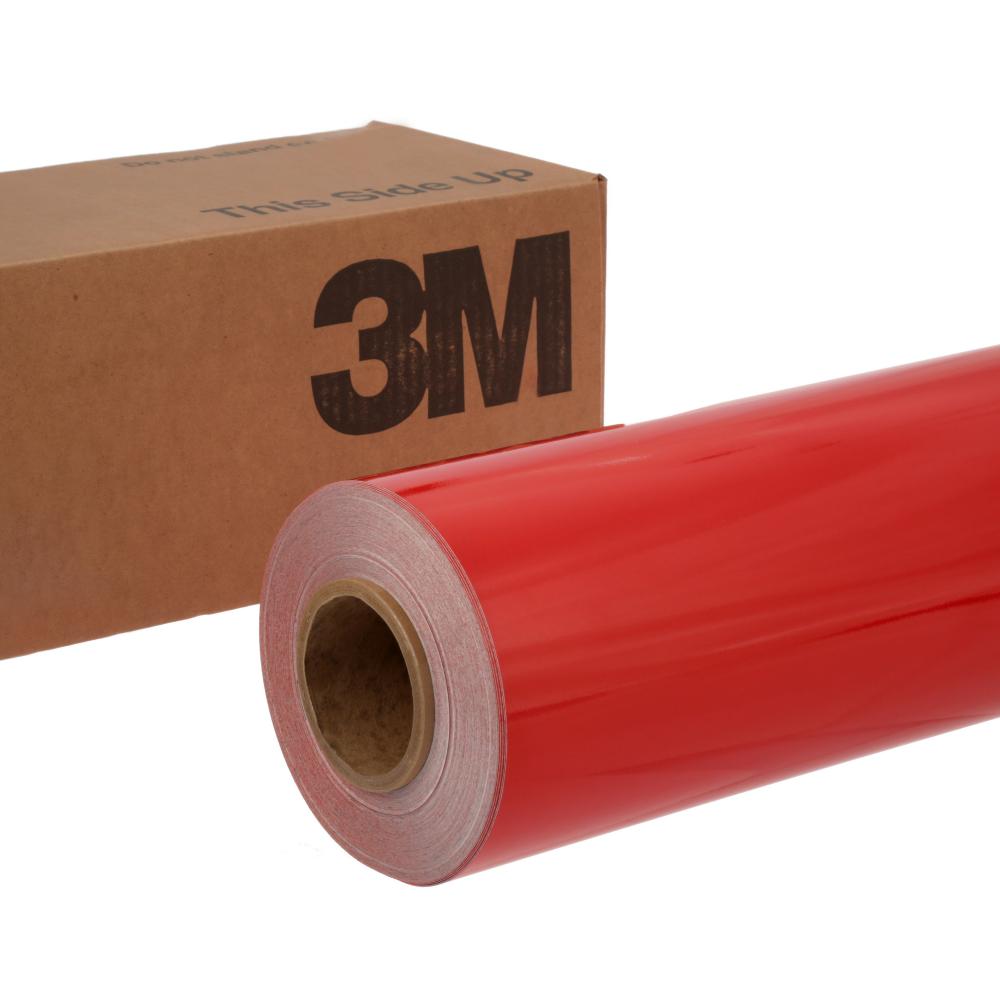 3M™ Scotchlite™ Reflective Graphic Film, 680-72, red, 48 in x 50 yd (121.9 cm x 45.7 m)
