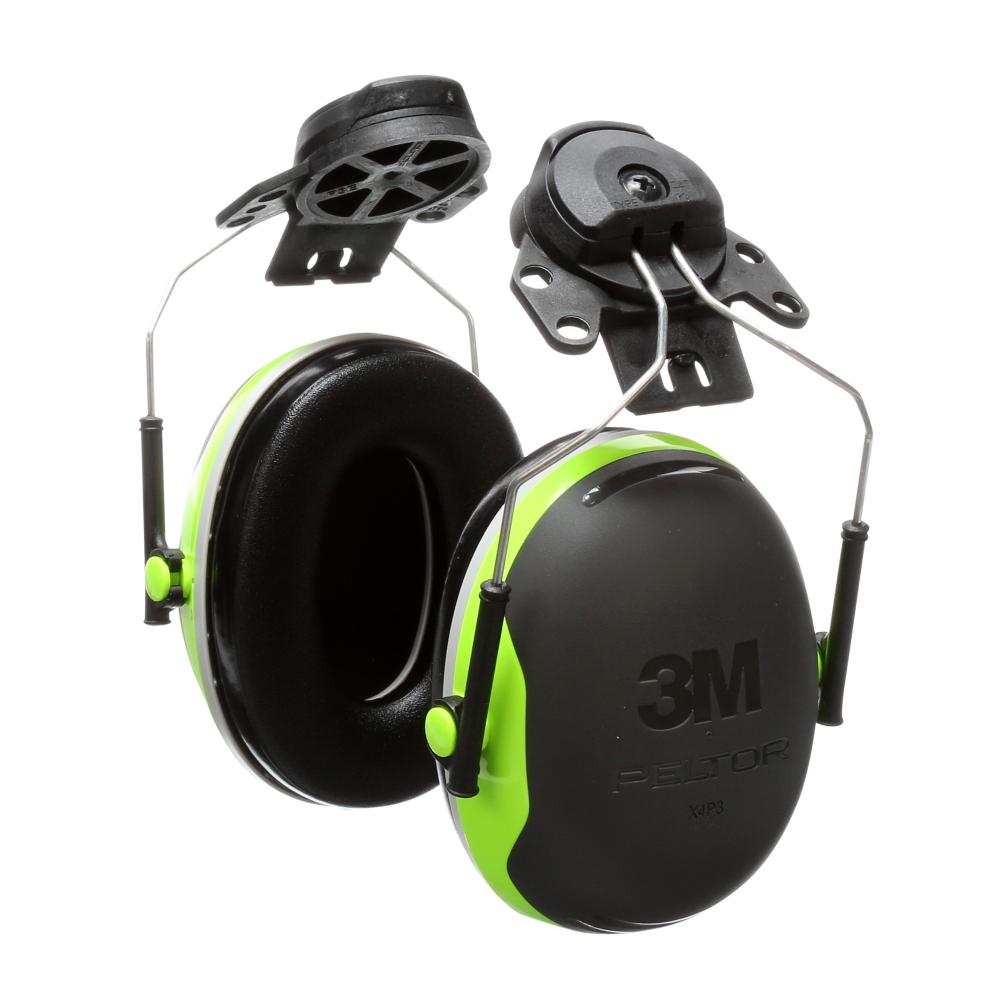 3M™ PELTOR™ X Series Earmuffs, X4P3E, hard hat attached 10 pairs per case