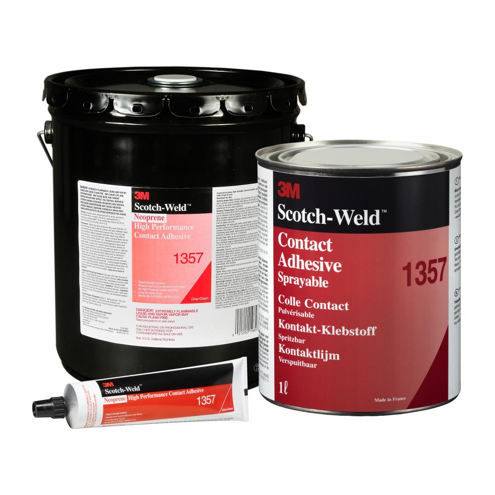 3M™ Scotch-Weld™ Neoprene High Performance Contact Adhesive, EC-1357, light yellow, 1 gallon