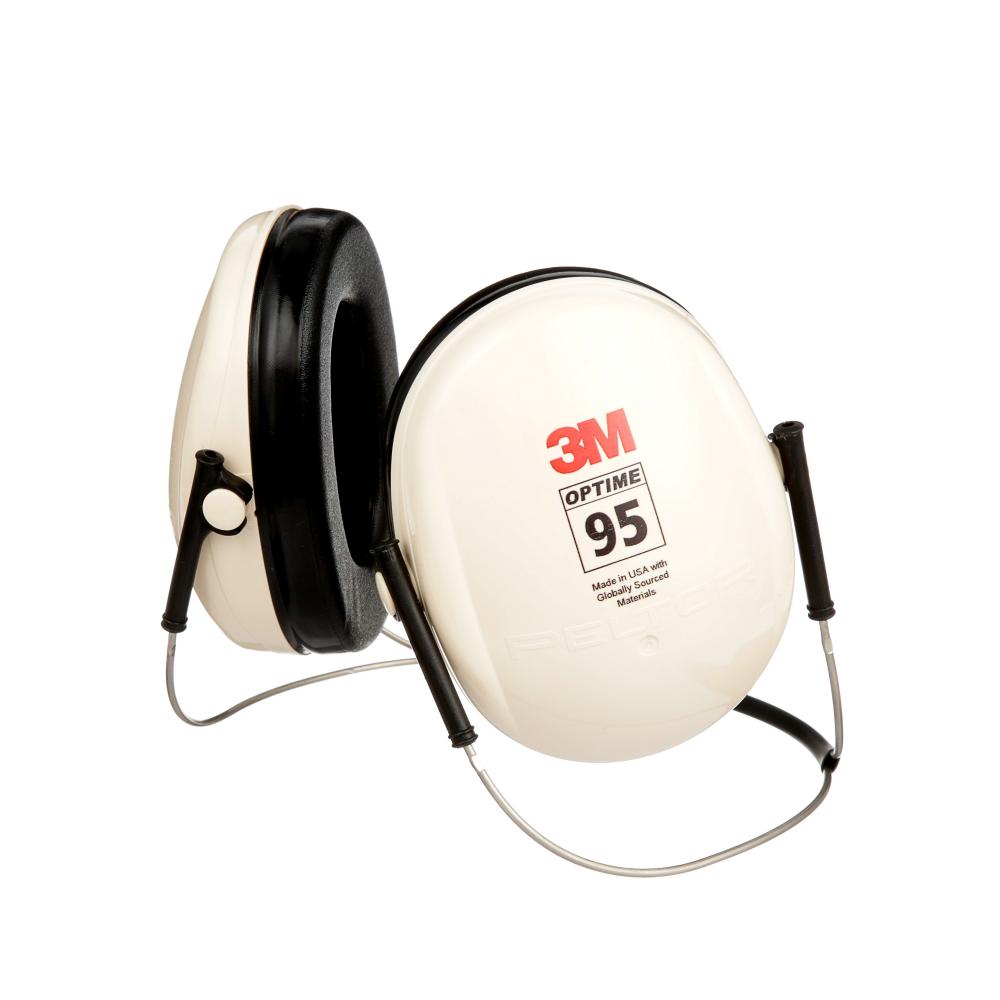 3M™ PELTOR™ Optime™ 95 Earmuffs, H6B/V, behind-the-head, 10 pairs per case