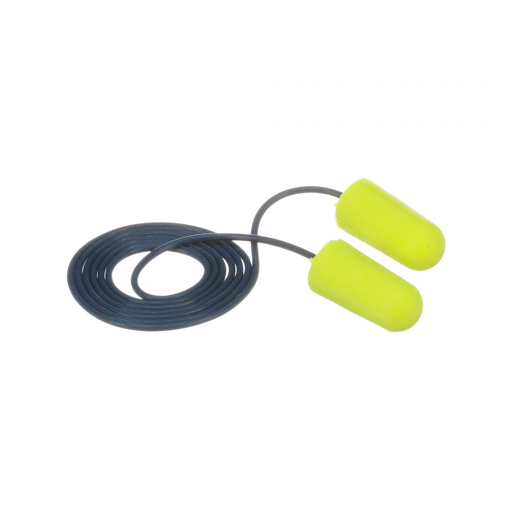 3M™ E-A-RSoft Metal Detectable Earplugs, 311-4106, yellow, corded