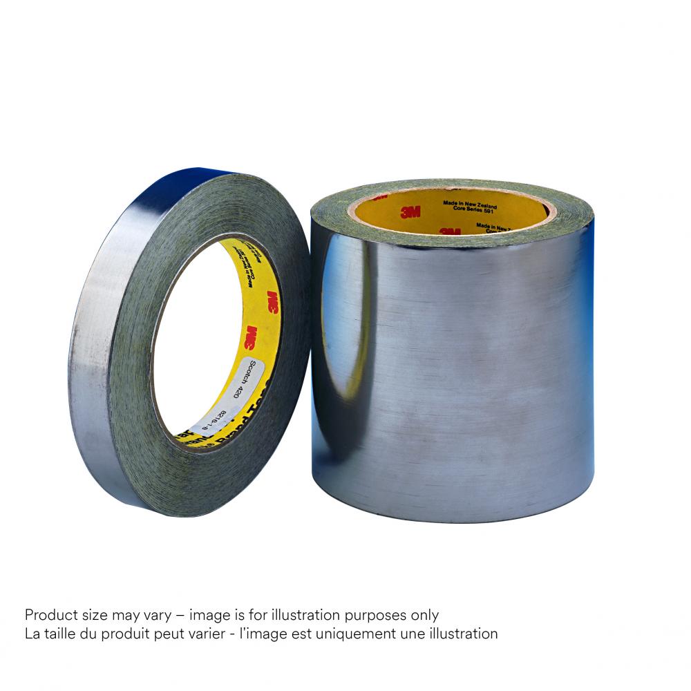 3M™ Lead Foil Tape, 420, dark silver, 23.0 in x 36.0 yd x 6.8 mil (58.4 cm x 32.9 m x 0.2 mm)