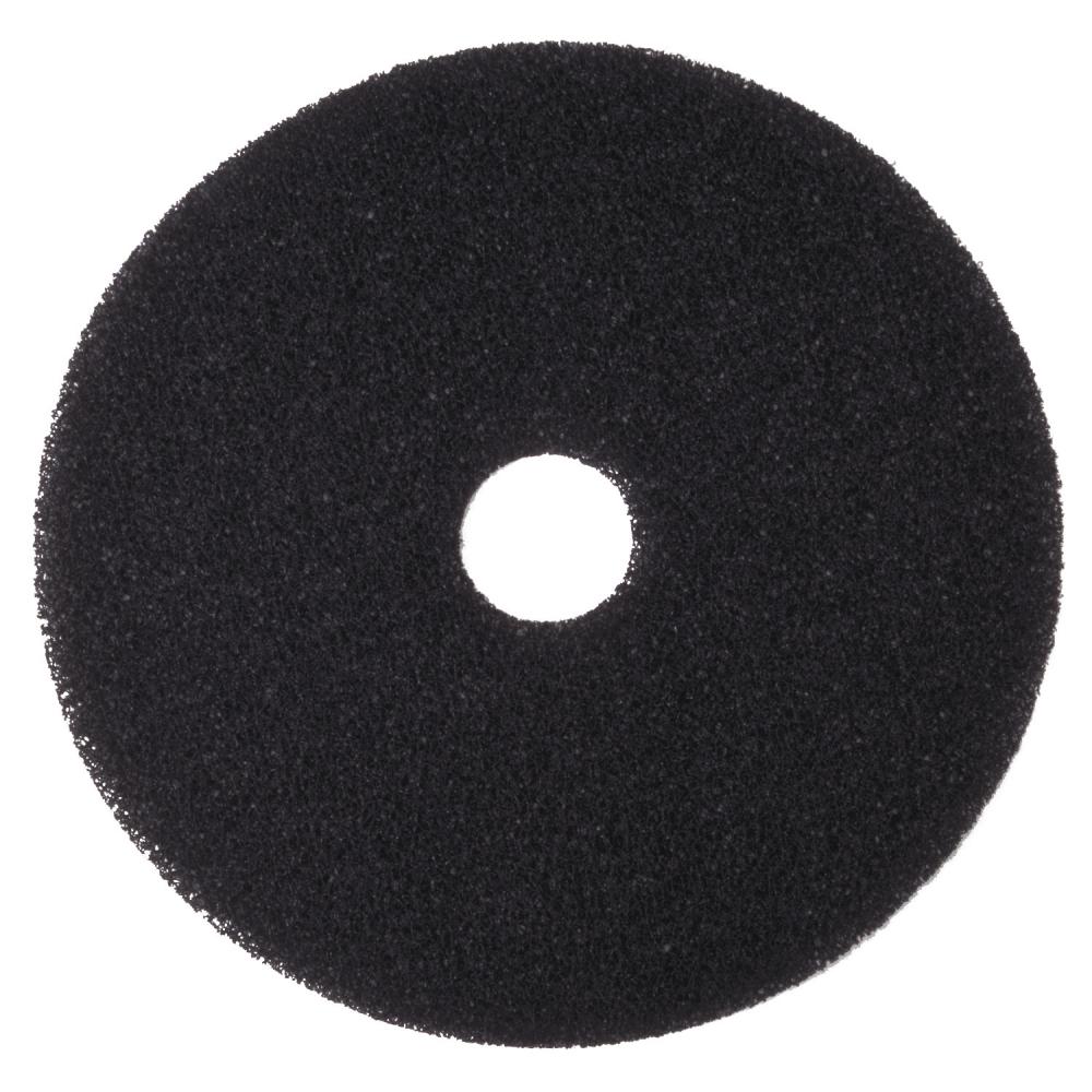 7200PLG Black Stripping Pads, 18 in (460 mm)