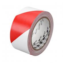 3M T767-2 - 3M™ Hazard Warning Tape 767, red/white, 2.0 in x 36.0 yd x 5.0 mil (5.1 cm x 32.