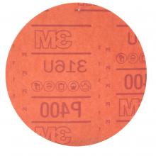 3M 7000045463 - 3M™ Hookit™ Red Abrasive Disc, 316U, 01218, P400, A-weight, 6 in (15.24 cm)