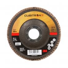 3M 7000148188 - 3M™ Cubitron™ II Flap Disc, 967A, T29, 60+, Y-weight, 4-1/2 in x 7/8 in